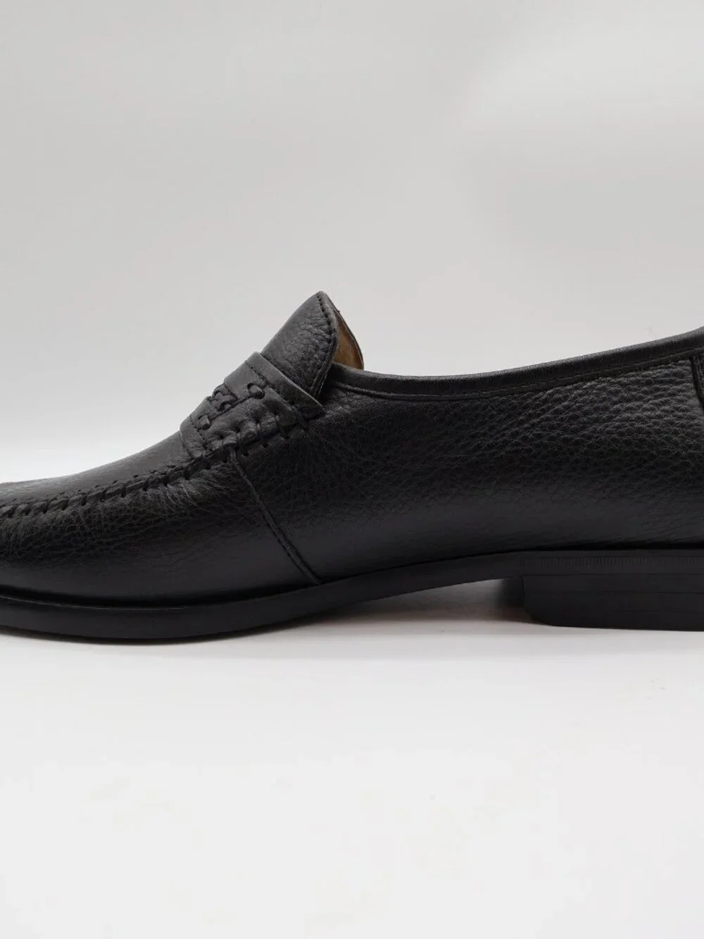 Nunn Bush Edgar Loafers Men's 9 Black Leather Comfort Gel Slip-On